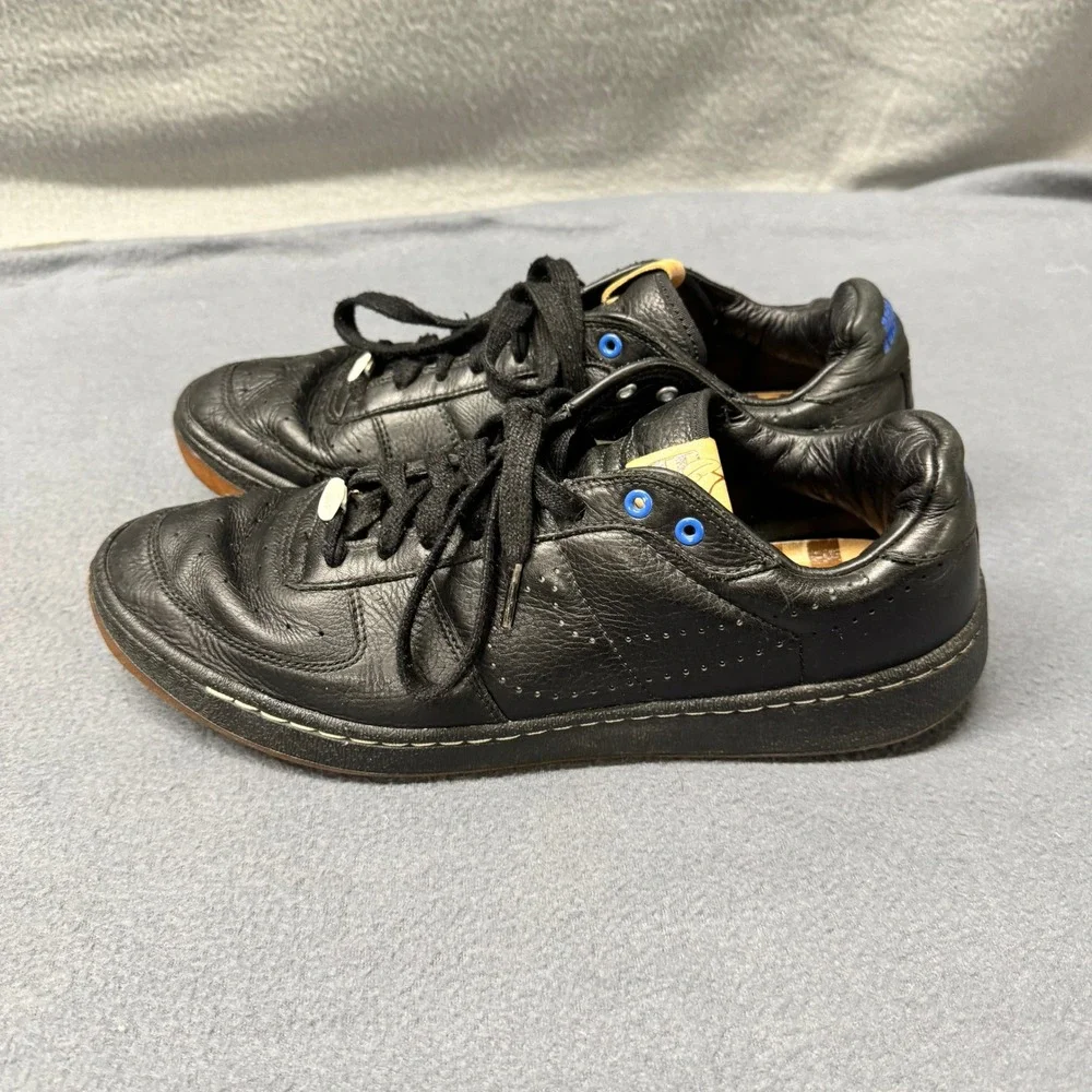 Nike Zoom Sneakers Mens 10.5 Supreme Court XV Black Leather Low Top 447843-003